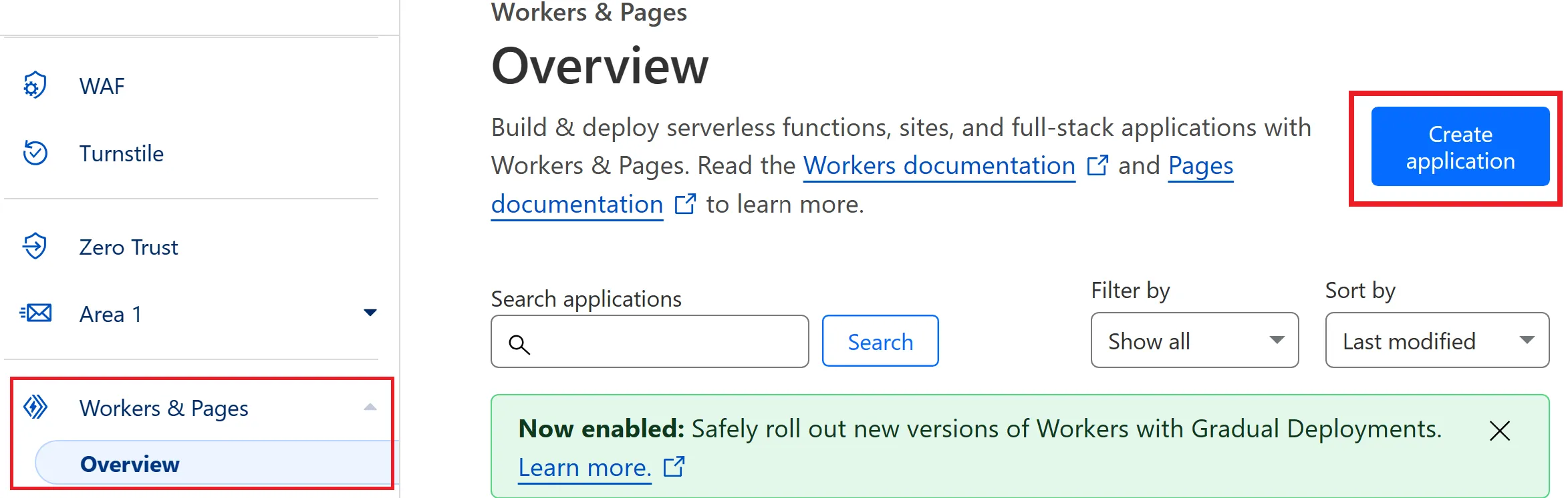 第三方教程作者的 Cloudflare Workers & Pages 创建应用截图